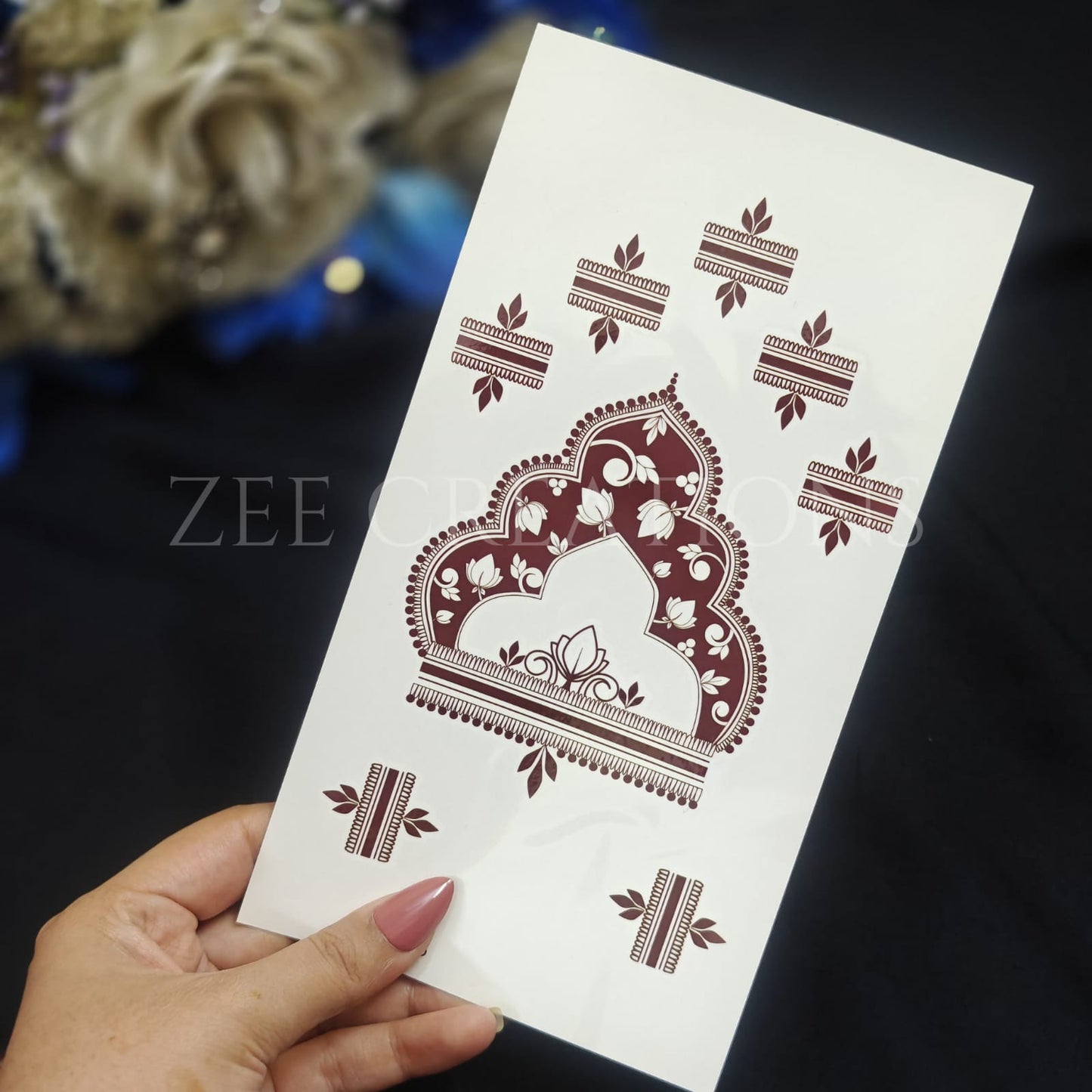 Henna Tattoo (Single Sided)