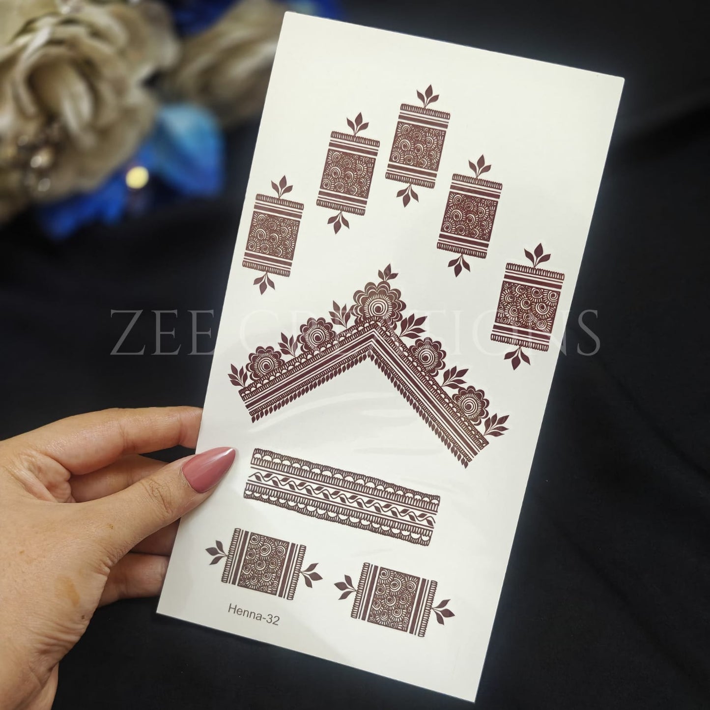 Henna Tattoo (Single Sided)