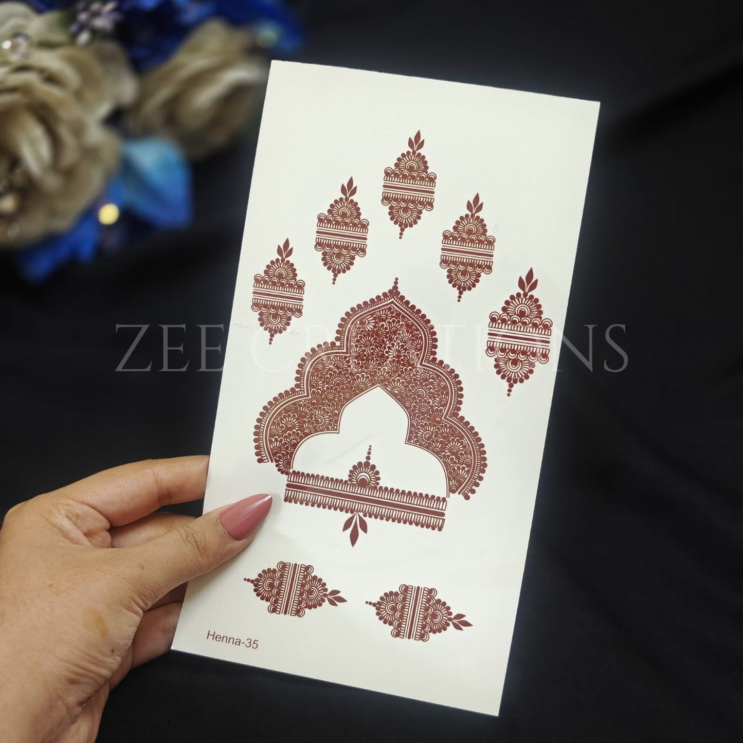 Henna Tattoo (Single Sided)