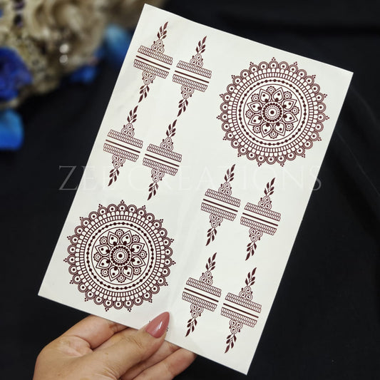 Henna Tattoo (Double Side)