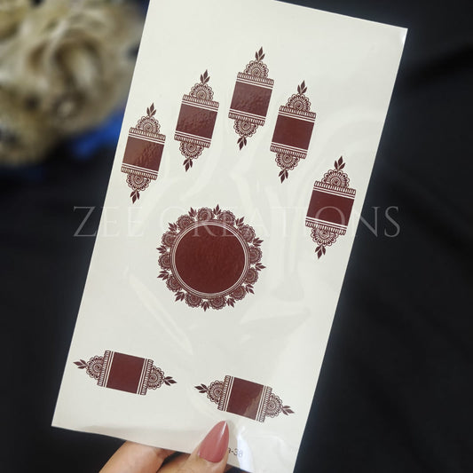 Henna Tattoo (Single Sided)