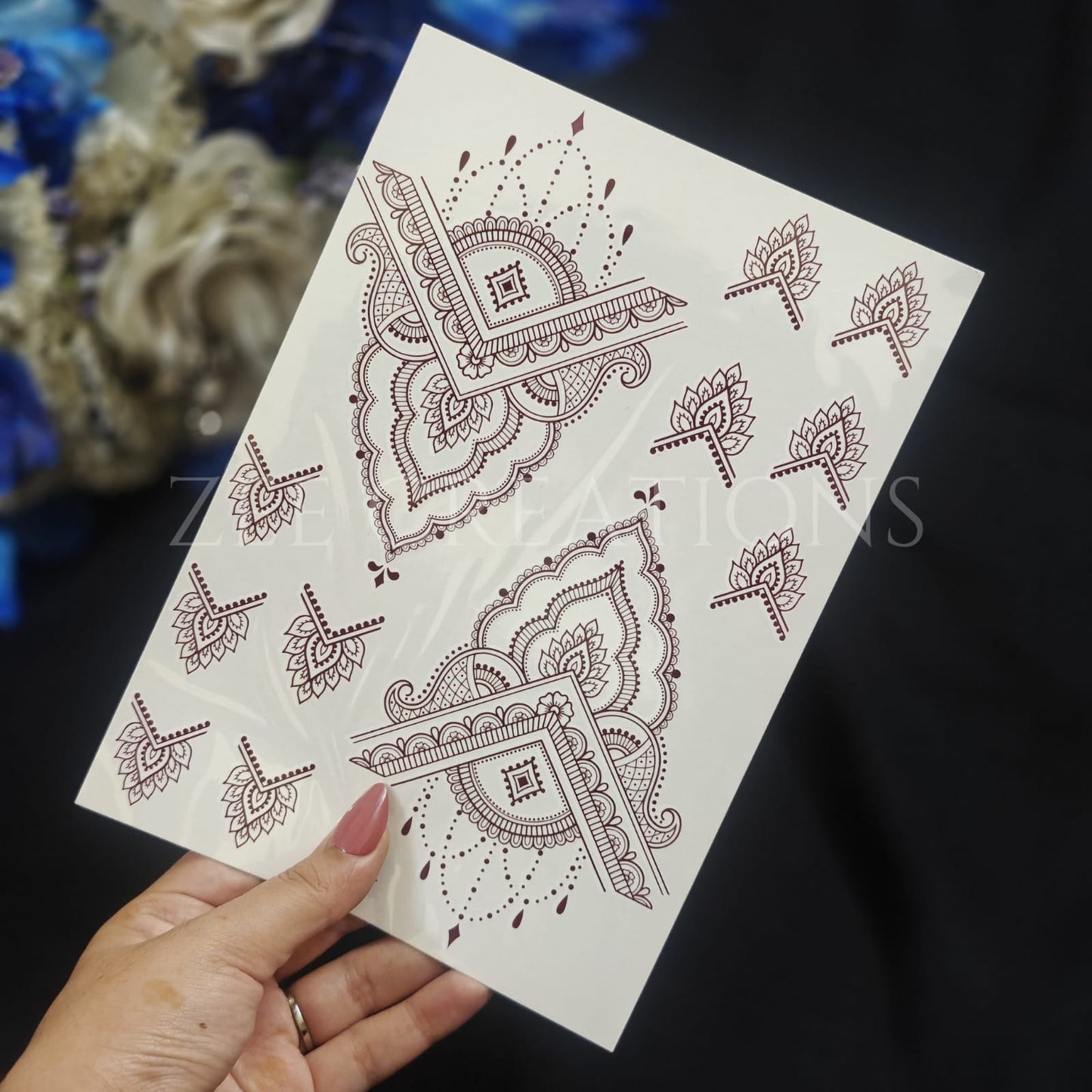 Henna Tattoo (Double Side)
