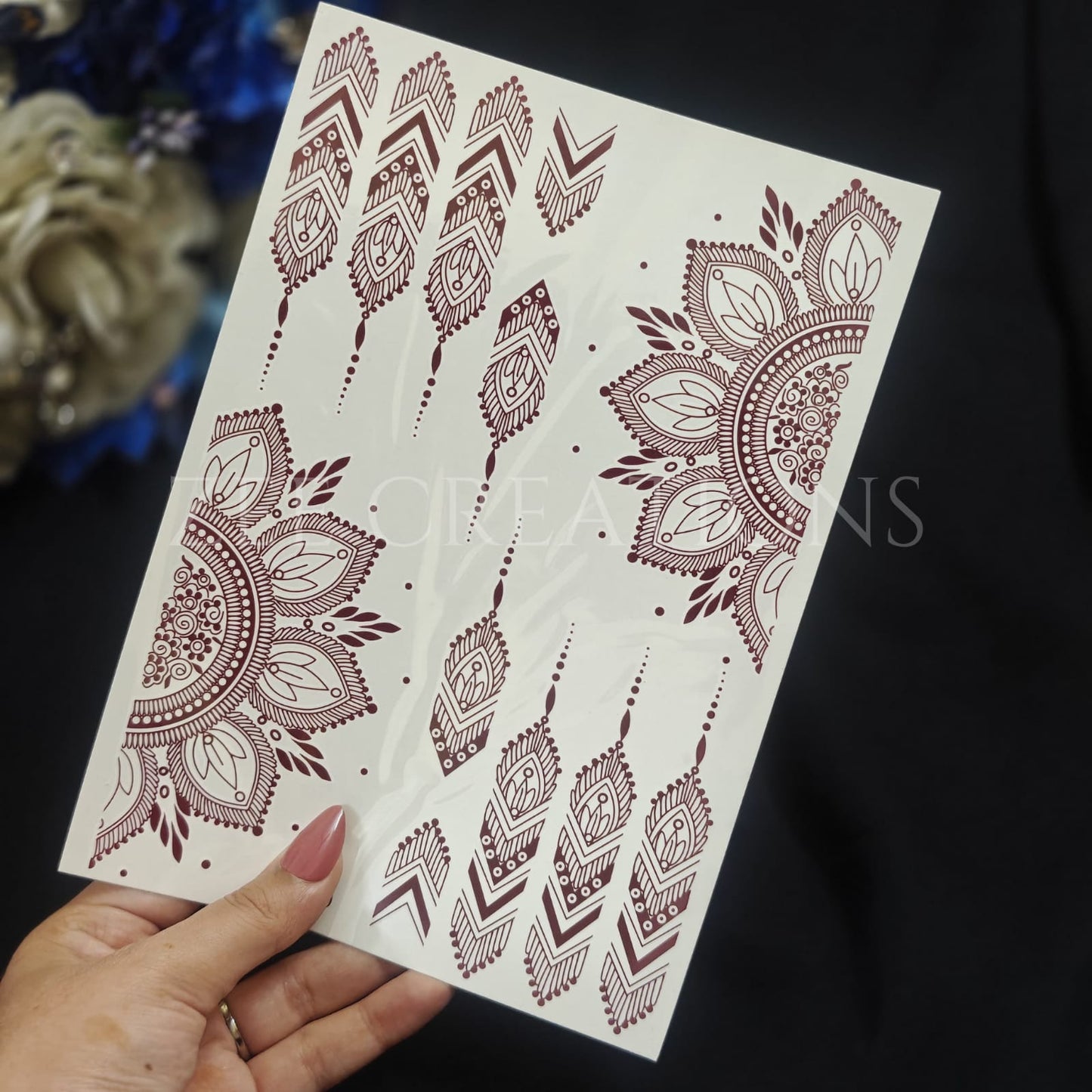 Henna Tattoo (Double Side)