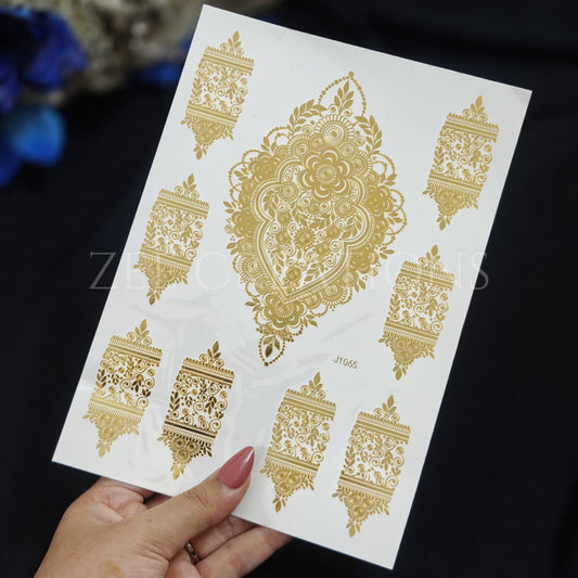 Golden Henna Tattoo