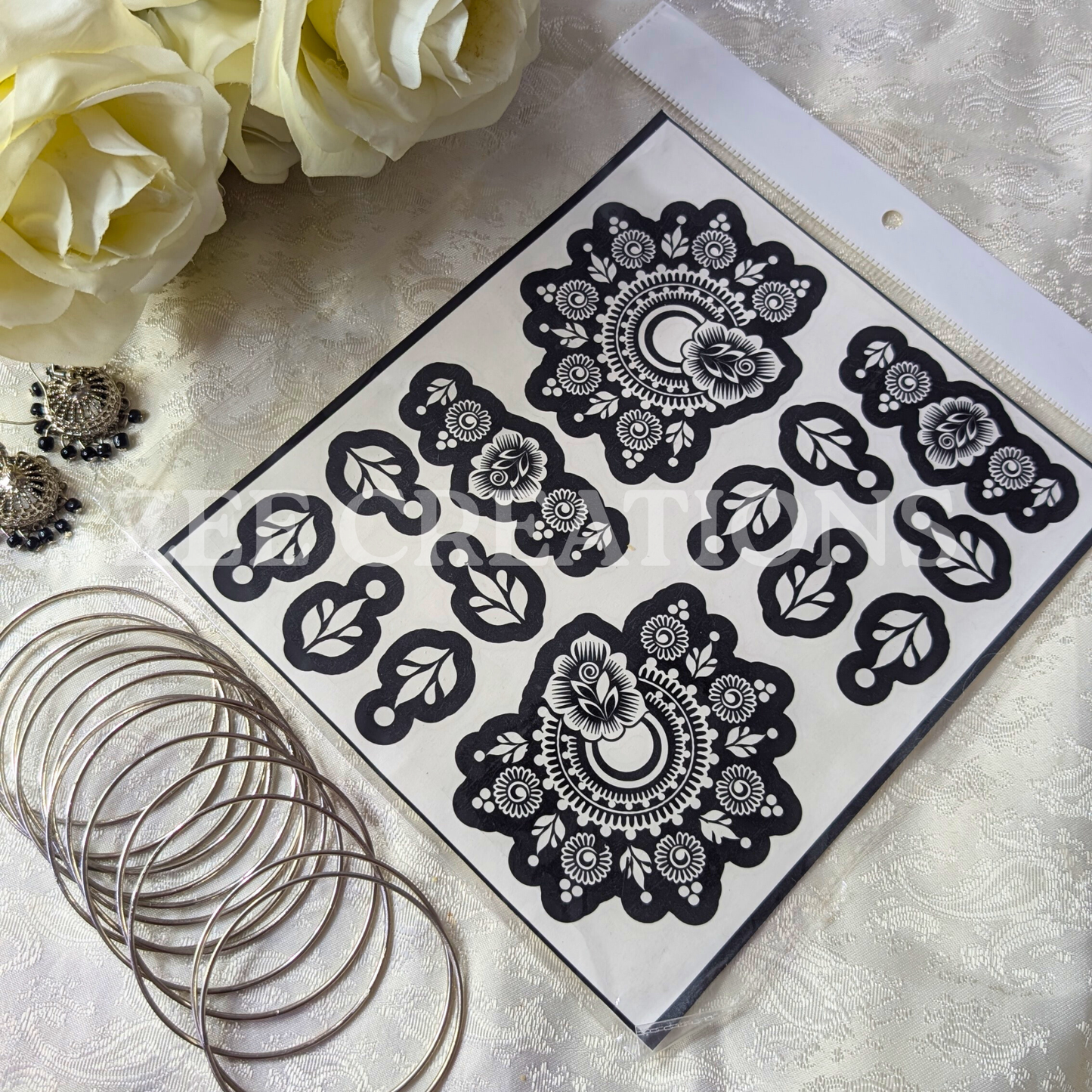 Henna Stencil (Double Side)